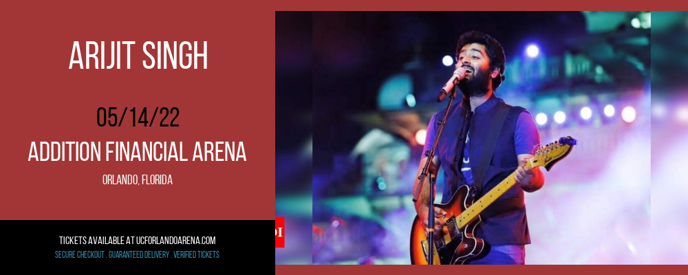 Arijit Singh at Addition Financial Arena tickets Arijit Singh at Addition Financial Arena