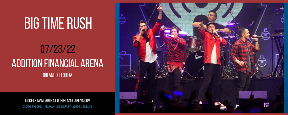 Big Time Rush at Addition Financial Arena tickets Big Time Rush at Addition Financial Arena