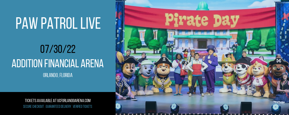 Paw Patrol Live at Addition Financial Arena