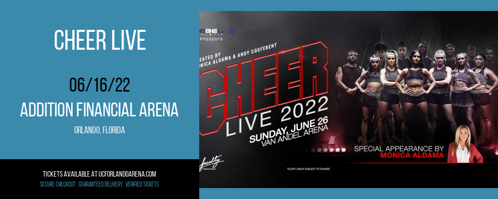 CHEER Live at Addition Financial Arena tickets CHEER Live at Addition Financial Arena