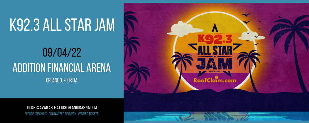 K92.3 All Star Jam at Addition Financial Arena tickets K92.3 All Star Jam at Addition Financial Arena