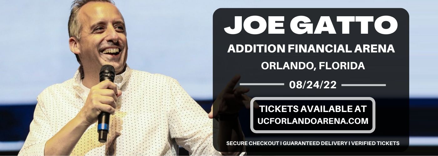 Joe Gatto at Addition Financial Arena tickets Joe Gatto at Addition Financial Arena