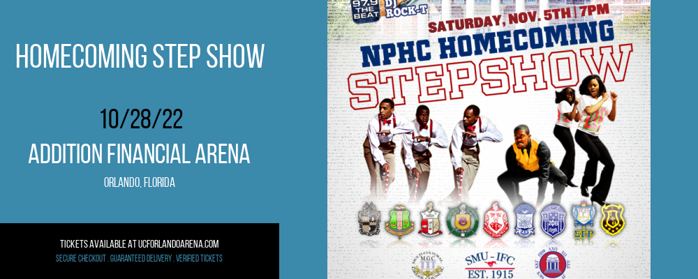 Homecoming Step Show at Addition Financial Arena tickets Homecoming Step Show at Addition Financial Arena