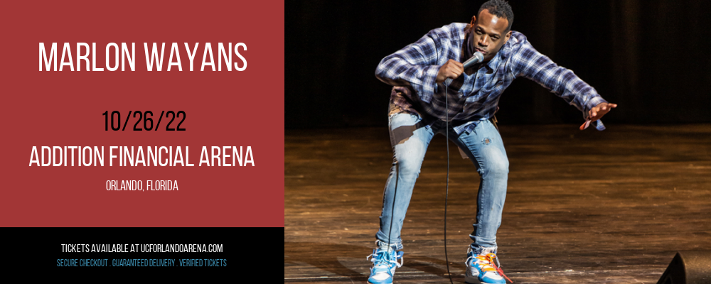 Marlon Wayans at Addition Financial Arena tickets Marlon Wayans at Addition Financial Arena