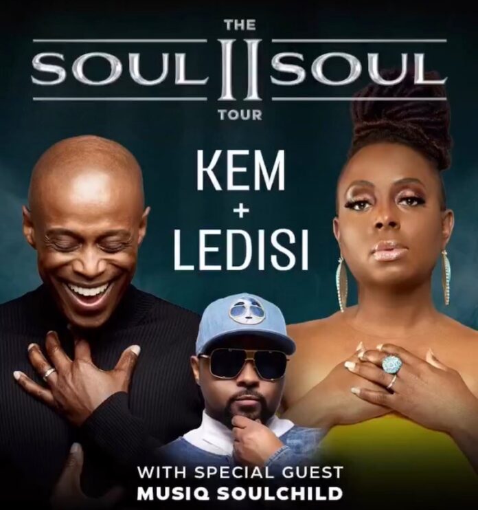 Kem, Ledisi & Musiq Soulchild at Addition Financial Arena