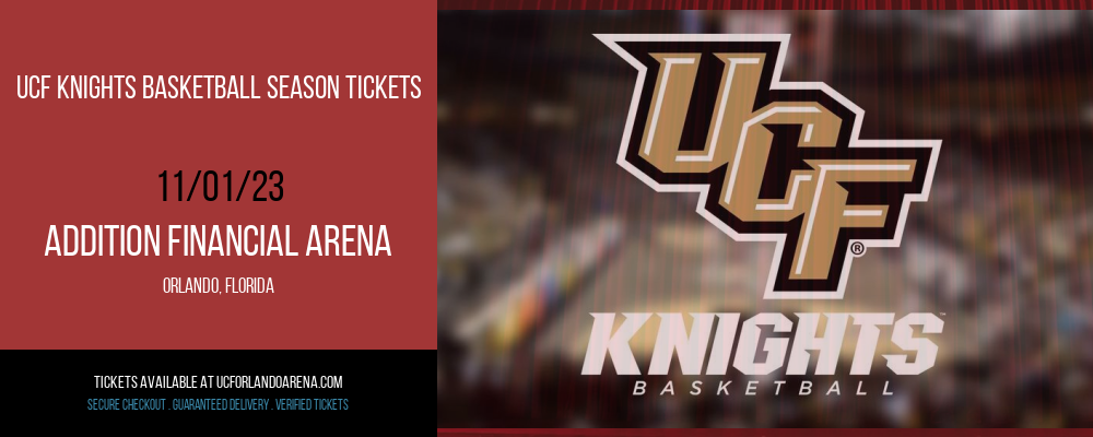 UCF Knights Basketball Season Tickets at Addition Financial Arena