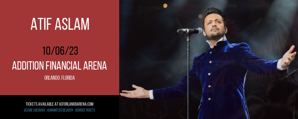 Atif Aslam at Addition Financial Arena